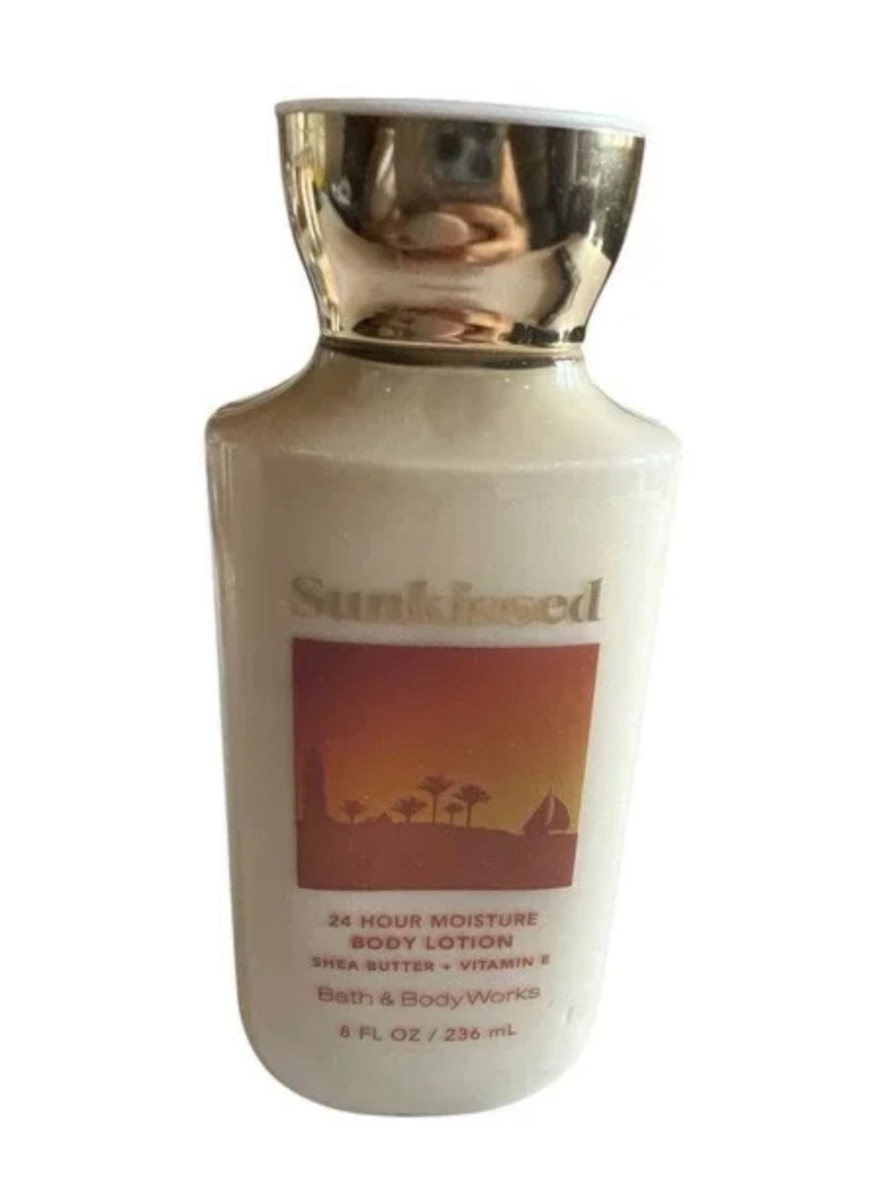 Bath & Body Works Sunkissed Moisture Body Lotion - White & Gold